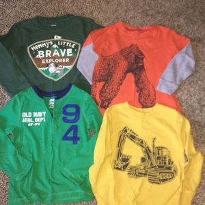 Bundle of long sleeve shirts - 4